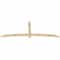 Ekena Millwork Bellingham Rough Sawn Timber Gable Bracket, Douglas Fir, 96"W x 36"H x 2"D x 4"F, 9/12 Pitch GBW096X36X0204BEL00RDF - alternate 5